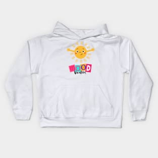 Mood vacation sunset Kids Hoodie